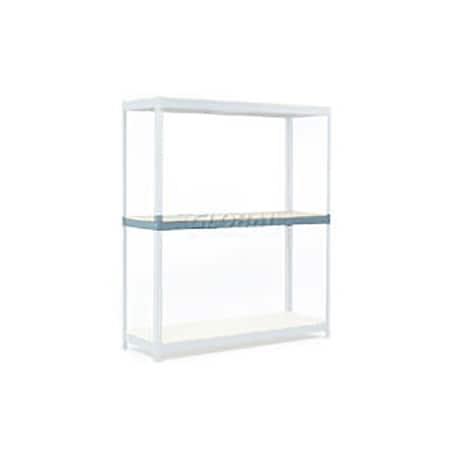 Global Industrial Additional Level For Wide Span Rack 96Wx36D Wood Deck 800 Lb Capacity, GRY B2297151